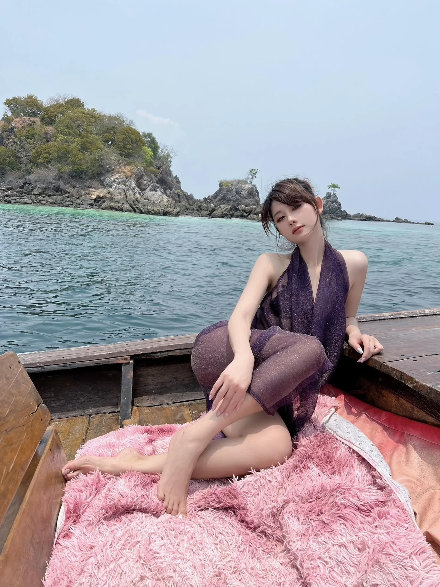 就是阿朱啊 – NO.07 5月微密圈 紫色纱裙美人鱼 [67P]插图9